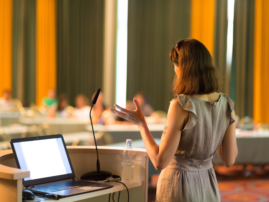 Past Traders in Residence - Female Speaker from behind